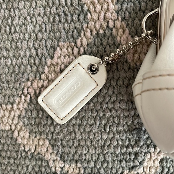 COACH White Leather Clutch/Pouch - Picture 2 of 9